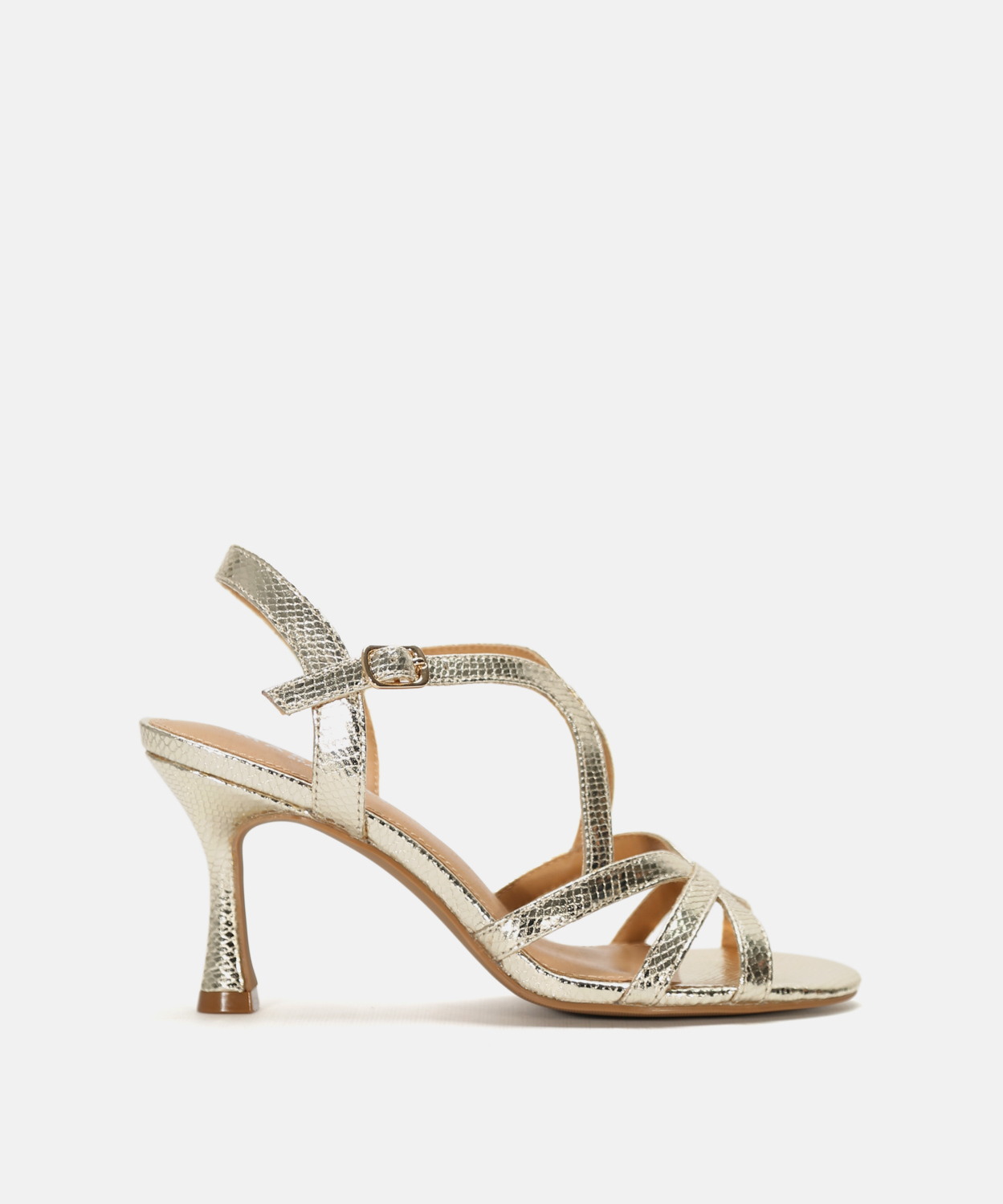 Sandalia tac&oacute;n tiras image number null